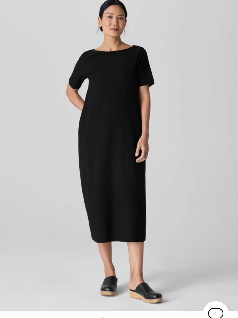 Eileen Fisher crepe tee shirt dress